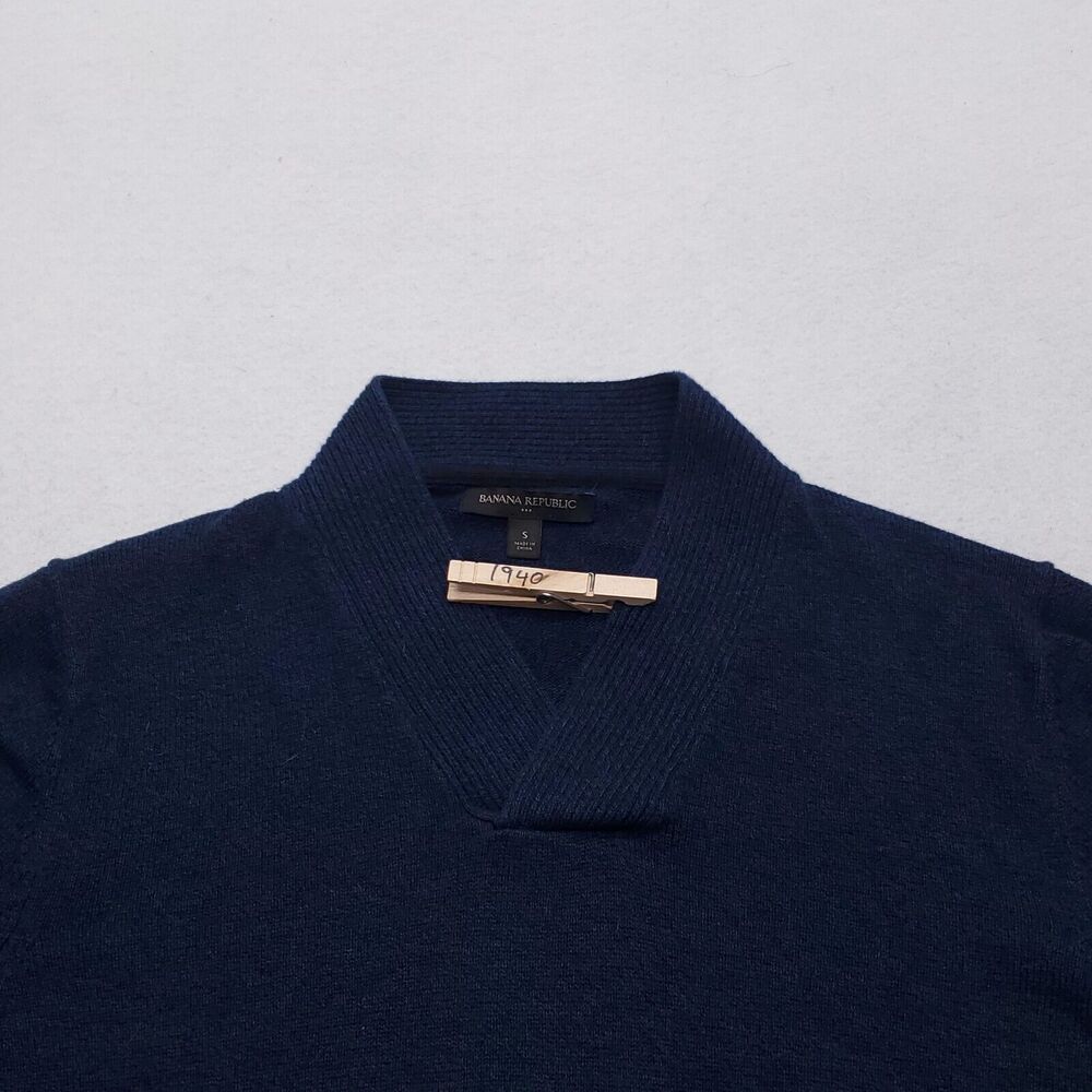 Banana Republic Casual Pullover Long Sleeve Cotton Sweater Womens Size S Blue